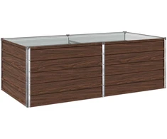 Pakelta sodo lova Juoda 160 x 80 x 55 cm