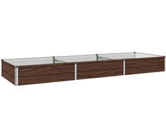 Pakelta sodo lova Juodasis riešutmedis 240 x 80 x 24 cm