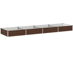 Pakelta sodo lova Juoda 320 x 80 x 24 cm