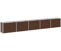 Pakelta sodo lova Juoda 400 x 40 x 55 cm