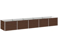 Pakelta sodo lova Juoda 400 x 80 x 55 cm