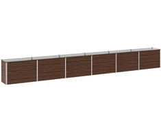 Pakelta sodo lova Juoda 480 x 40 x 55 cm