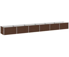 Pakelta sodo lova Juoda 600 x 80 x 55 cm