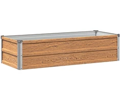 Pakelta sodo lova Medžio rudas 100 x 40 x 24 cm