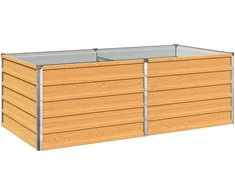 Pakelta sodo lova Natūrali 160 x 80 x 55 cm