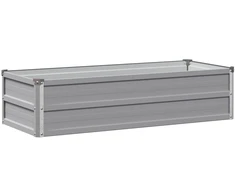 Pakelta sodo lova Pilka 100 x 40 x 24 cm