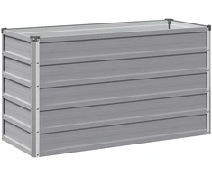 Pakelta sodo lova Pilka 100 x 40 x 55 cm Galvanizuotas plienas