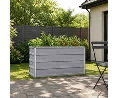 Pakelta sodo lova Pilka 100 x 40 x 55 cm Galvanizuotas plienas