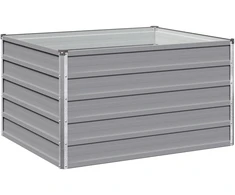Pakelta sodo lova Pilka 100 x 80 x 55 cm