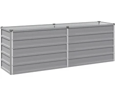 Pakelta sodo lova Pilka 160 x 40 x 55 cm