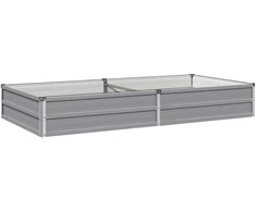 Pakelta sodo lova Pilka 160 x 80 x 24 cm