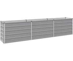 Pakelta sodo lova Pilka 240 x 40 x 55 cm