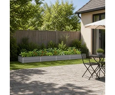 Pakelta sodo lova Pilka 320 x 80 x 24 cm