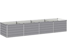 Pakelta sodo lova Pilka 320 x 80 x 55 cm