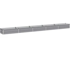 Pakelta sodo lova Pilka 400 x 40 x 24 cm