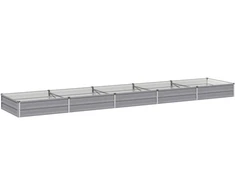Pakelta sodo lova Pilka 400 x 80 x 24 cm