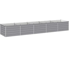 Pakelta sodo lova Pilka 400 x 80 x 55 cm