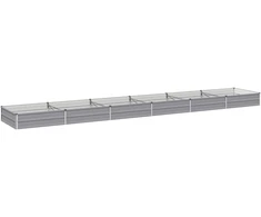 Pakelta sodo lova Pilka 480 x 80 x 24 cm