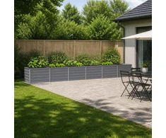 Pakelta sodo lova Pilka 480 x 80 x 55 cm