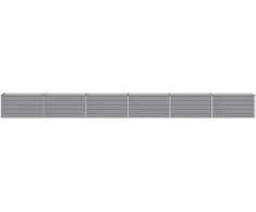Pakelta sodo lova Pilka 600 x 40 x 55 cm