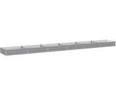 Pakelta sodo lova Pilka 600 x 80 x 24 cm