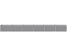 Pakelta sodo lova Pilka 600 x 80 x 55 cm