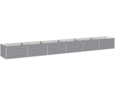 Pakelta sodo lova Pilka 600 x 80 x 55 cm