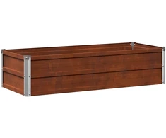 Pakelta sodo lova Rūdijanti 100 x 40 x 24 cm kartonas