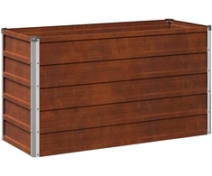 Pakelta sodo lova Rūdijanti 100 x 40 x 55 cm kartonas