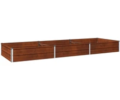 Pakelta sodo lova Rūdijanti 240 x 80 x 24 cm kartonas