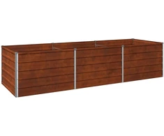 Pakelta sodo lova Rūdijanti 240 x 80 x 55 cm kartonas