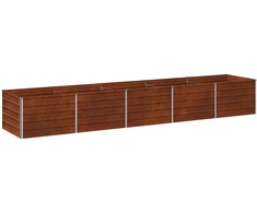 Pakelta sodo lova Rūdijanti 400 x 80 x 55 cm kartonas