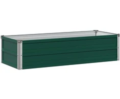 Pakelta sodo lova Žalia 100 x 40 x 24 cm