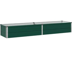 Pakelta sodo lova Žalia 160 x 40 x 24 cm Galvanizuotas plienas