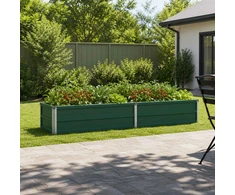 Pakelta sodo lova Žalia 160 x 40 x 24 cm Galvanizuotas plienas