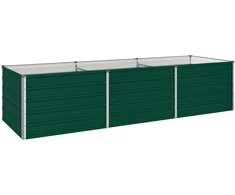 Pakelta sodo lova Žalia 240 x 80 x 55 cm