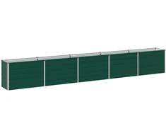 Pakelta sodo lova Žalia 400 x 40 x 55 cm Galvanizuotas plienas