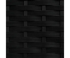 Pakeltas lovas su trelėmis ir stogu Juoda 122,5 x 40 x 121 cm