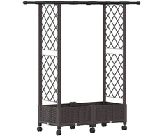 Pakeltas lovas su trelėmis ir stogu Ruda 122,5 x 40 x 127 cm PP