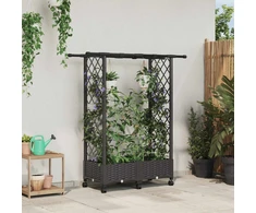 Pakeltas lovas su trelėmis ir stogu Ruda 122,5 x 40 x 127 cm PP