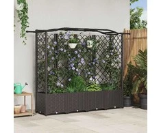 Pakeltas lovas su trelėmis ir stogu Ruda 204 x 40 x 141 cm PP