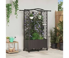 Pakeltas lovas su trelėmis ir stogu Ruda 122 x 40 x 144 cm PP
