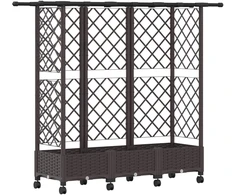 Pakeltas lovas su trelėmis ir stogu Ruda 164 x 40 x 127 cm PP