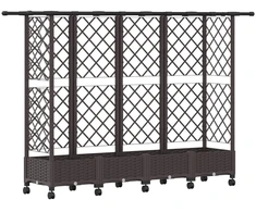 Pakeltas lovas su trelėmis ir stogu Ruda 202,5 x 40 x 127 cm PP