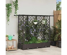 Pakeltas lovas su trelėmis ir stogu Ruda 164 x 40 x 123 cm PP