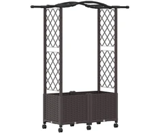 Pakeltas lovas su trelėmis ir stogu Ruda 125 x 40 x 144 cm PP