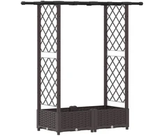 Pakeltas lovas su trelėmis ir stogu Ruda 122,5 x 40 x 123 cm PP