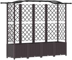 Pakeltas lovas su trelėmis ir stogu Ruda 204 x 40 x 141 cm PP