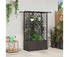 Pakeltas lovas su trelėmis ir stogu Ruda 124 x 40 x 138 cm PP