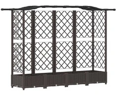 Pakeltas lovas su trelėmis ir stogu Ruda 203,5 x 40 x 125 cm PP